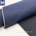 Tissu de denim de limage indigo bleu foncé léger